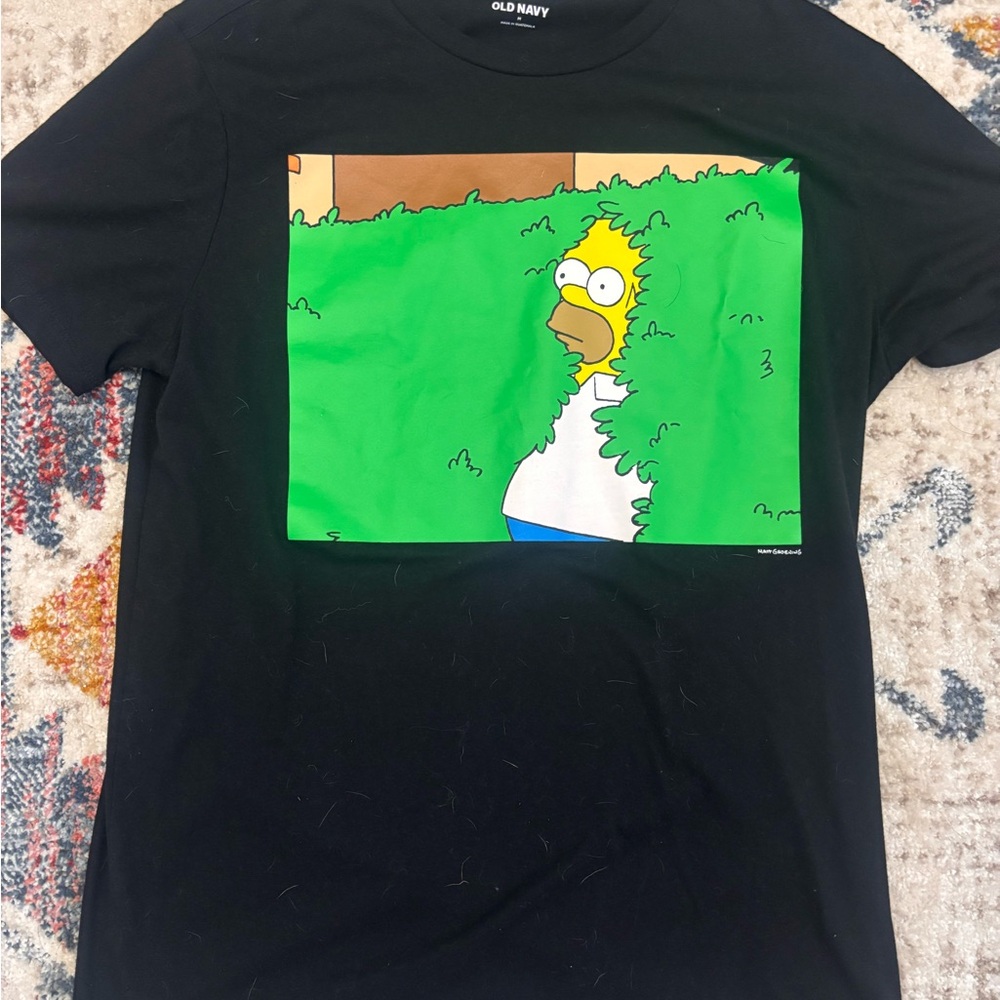 Old Navy Black Simpson’s Graphic Tee